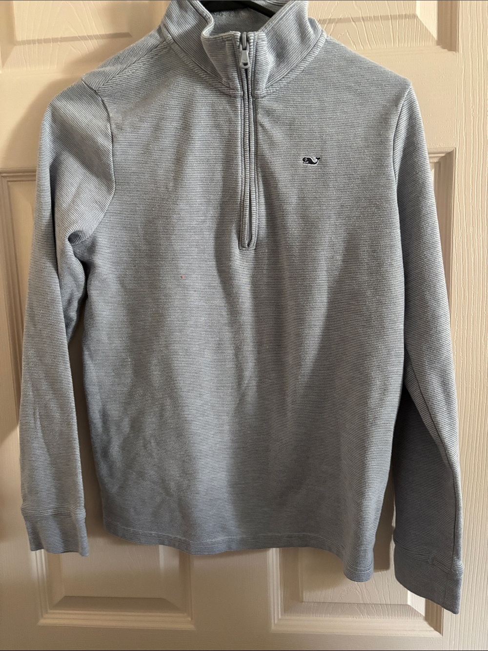 Vineyard Vines Light Blue Kids Quarter-Zip Pullover
